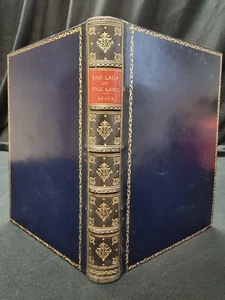 1898 The Lady of the Lake SCOTT ILLUSTRATED Brock BLUE CALF FINE BINDING Scarce - Bild 1 von 13