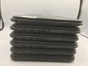 Lot of 6 Lenovo N22 Chromebooks Pentium 2 GB Ram 16 GB SSD Issues For Parts- FT - Picture 1 of 8