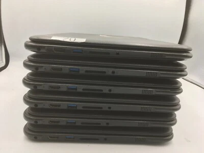 Lot of 6 Lenovo N22 Chromebooks Pentium 2 GB Ram 16 GB SSD Issues For Parts- FT - Image 1 of 4