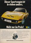 Opel GT/J - Reklame Werbeanzeige Original-Werbung 1972 (1)
