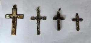 Lote x 4 Crucifijos y Cruces Cristianismo Religioso Muy Bonito - Imagen 1 de 10