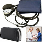 Aneroid Sphygmomanometer Kit Manual Blood Pressure Bp Adult M Cuff & Stethoscope