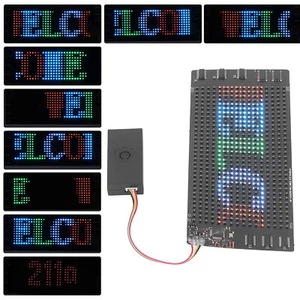 Scrolling LED Sign Programmable Flexible Color Display Screen 5V For Advertising - Picture 1 of 24