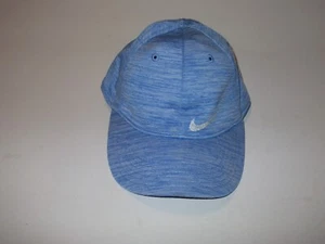 Nike Featherlight Dri-Fit Womens Blue Ponytail Holder Hat Sz 4/6X - Picture 1 of 2