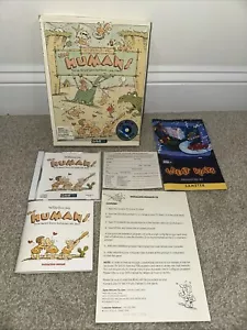 Introducing The Humans PC, 1992 IBM PC RARE CDROM Stamp Big Box Computer PC Game - Picture 1 of 23