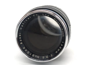 Video*[Exc+3] Lente óptica Kyoei Super Acall 135 mm f/3,5 Leica montaje en tornillo L39 1 - Imagen 1 de 20