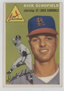 1954 Topps Dick Schofield #191 Rookie RC