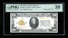 Dbr 1928 $20 Gold Certificate Fr. 2402 Pmg 30 Serial A20620611A