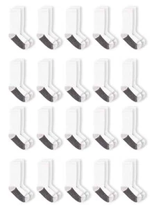Fruit of the Loom, Boys Cushion Comfort Crews Socks, 20 Pack - Picture 1 of 2