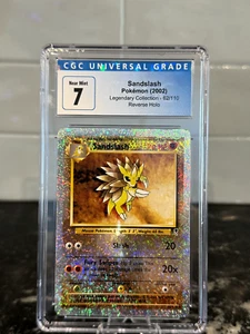 Sandslash Collezione Leggendaria 62/110 Reverse Holo CGC 7 - Foto 1 di 6