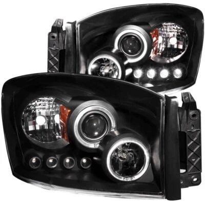 Juego de faros Anzo - Se adapta a: Dodge Ram 1500 2006-2008, Dodge Ram 2500 2006-2009, 2 Foto 1 de 4