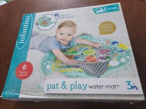 Infantino Pat & Play Water Mat Baby Playmat, for Tummy Time & Sensory Play 3+mos