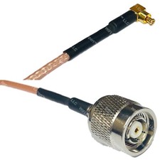 RG316 MC CARD MALE ANGLE to RP-TNC MALE RF Cable Rapid-SHIP LOT