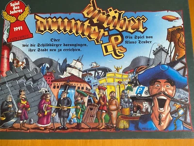 Drunter und Drüber Spiel des Jahres 1991 Brettspiel Gesellschaftsspiel  - Bild 1 von 2