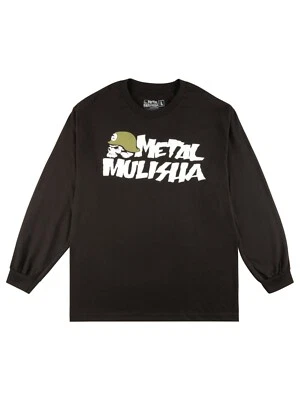 Metal Mulisha Men's OG Icon Long Sleeve T-shirt Original Skull and Helmet MX Tee - Image 1 of 2