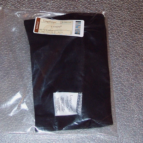 Longaberger Black VANITY Basket Liner... RARE ~Last One Left~ Ships FREE! Cover