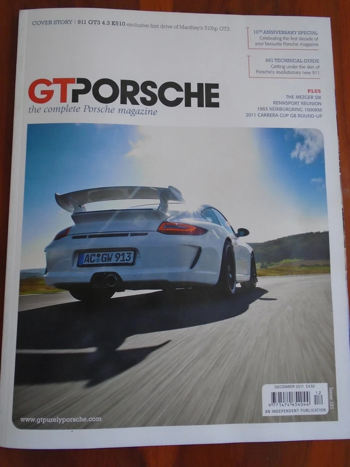 GT Porsche Dec 2011 991 guide, 911 GT3 4.3 K510 by Manthey - Image 1 of 1