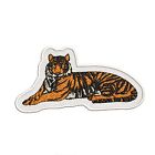 Tiger Jungle Big Cat Embroidered Patch DIY Iron-On Applique Lions Animals Nature