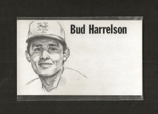 Bud Harrelson original set art / 1975 Mengler card set - 1 of 1!- New York Mets!