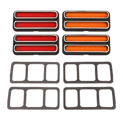 Luces de señalización laterales LED delanteras traseras para camioneta Chevy C10 y GMC C15/C1500 68-72 4 piezas Foto 1 de 4