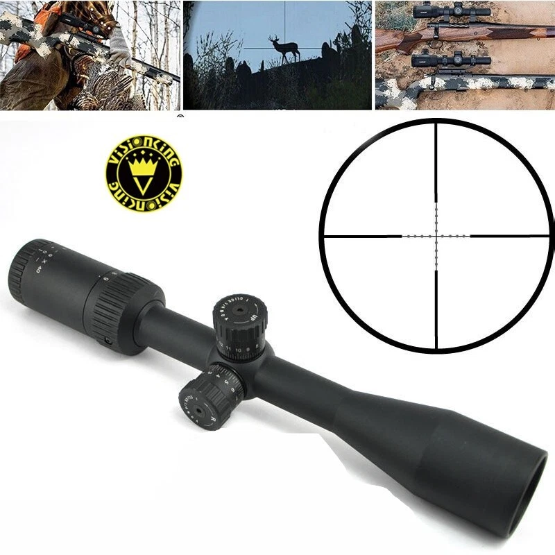 Visionking 3-9x40 Rifle scope for Target Shooting Hunting Mil dot sight 1 Inch - Image 1 of 4
