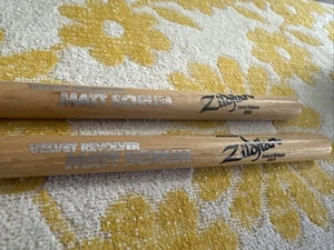 Matt Sorum Velvet Revolver Zildjian Drumsticks Paar!  SCHÖN! - Bild 1 von 8