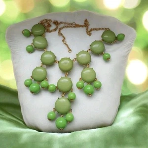 KETTE Modekette Blogger Bubble  goldfarben/Grün Opulent Modeschmuck  - Bild 1 von 4