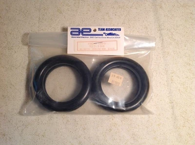 HTF set Vintage Team Associated TQ71  3 Rib 6871H front tires New Old Stock! - Image 1 of 2