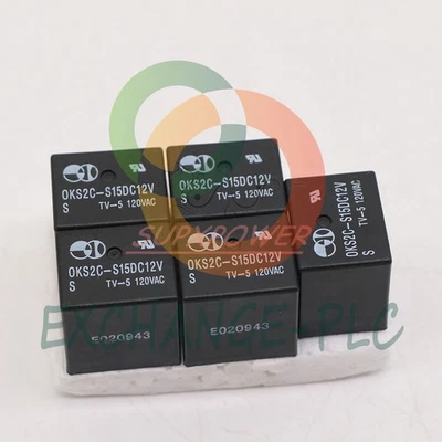 New OKS2C-S15DC12V 15A relay (5PCS) - Image 1 of 3
