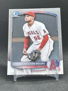 2025 Bowman Chrome BCP-107 CHRISTIAN MOORE Los Angeles Angels 🔥⚾️🔥 - Imagen 1 de 2