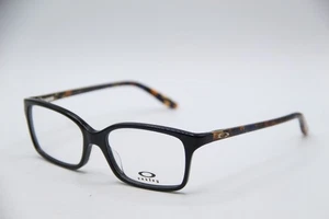 NEW OAKLEY OX1130-0752 BLACK HAVANA BLUE DESIGNER AUTHENTIC EYEGLASSES 52-16 - Picture 1 of 4