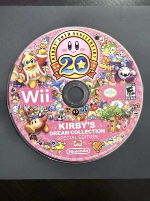 Kirby's Dream Collection Special Edition (Nintendo Wii, 2012) Disc Only Tested - Image 1 of 2