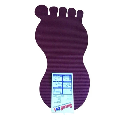 Tapete vintage pendurado em forma de dez pés Borgonha por Sure-Fit NOS 38,5” X 18,5” - Imagem 1 de 4