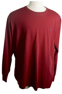 Polo By Ralph Lauren Tshirt Men’s Red 2XL LS  Pony Logo Classic American Dad 90s - Picture 1 of 12