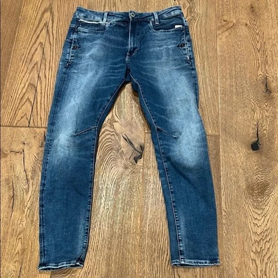 G-Star raw Men's Dark Blue Skinny Jeans 33 - Image 1 of 4