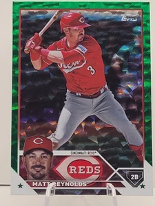 2023 Topps Update Series Matt Reynolds  #US79 Green Foil /499 - Reds - Picture 1 of 2