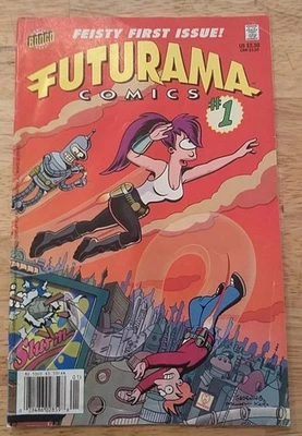 FUTURAMA COMICS #1 (2000) VFNM NEWSSTAND LOW PRINT KEY ISSUE BONGO COMICS - Image 1 of 2