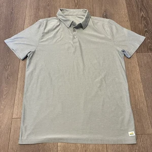 Vuori Herren Strato Tech Polo in Platinum Heather Gray Kurzarm (V188) Gr. S - Bild 1 von 8
