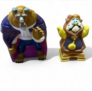 Die Schöne und das Biest Vintage Toys Pizza Hut Beast Cogsworth 6" Vintage Disney - Bild 1 von 4