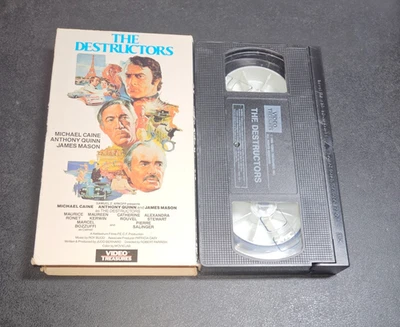The Destructors (VHS, 1974) Michael Caine Rare Action Non-Rental - Image 1 of 4