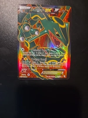 Pokémon Rayquaza EX 123/124 Holo Card Dragons Exalted Full Art Rare - Image 1 of 4