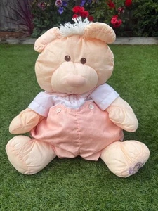 Vintage 1986 Fisher Price Puffalump Peach Teddy - Bild 1 von 7