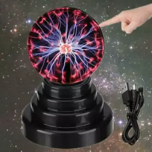 Electric Magic Plasma Static Ball Lava Lamp Light Touch Sensitive Xmas .f - Picture 1 of 9