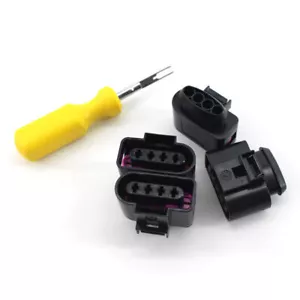 4x Auto Ignition Coil Connector Repair Kit Harness Wiring for Audi VW 4B0973724 - Picture 1 of 6