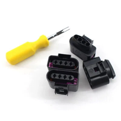 4x Auto Ignition Coil Connector Repair Kit Harness Wiring for Audi VW 4B0973724 - Image 1 of 4