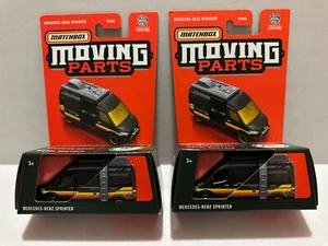 2024 Matchbox Moving Parts Mercedes-Benz Sprinter - Lot of 2 - Picture 1 of 5