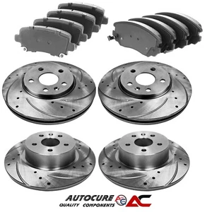 JUEGO DE DISCOS Y ALMOHADILLAS PERFORADOS DELANTEROS Y TRASEROS VAUXHALL INSIGNIA VX-LINE - Imagen 1 de 1