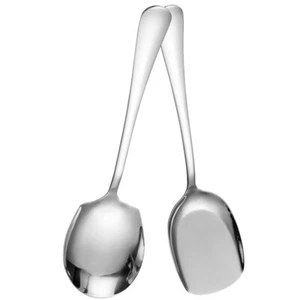 cucchiaio a forma di pala servizio cibo domestico cucina cucchiaio grande servizio - Foto 1 di 12