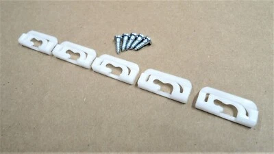 5 WINDSHIELD MOULDING CLIPS! FOR 1984 &UP HYUNDAI SONATA MITSUBISHI CHRYSLER ETC - Image 1 of 3