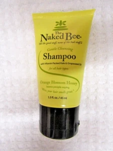 THE NAKED BEE~~ORANGE BLOSSOM HONEY~~GENTLE CLEANSING~~SHAMPOO TRAVEL 1.5 OZ - Picture 1 of 2